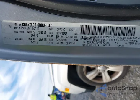 2013 Jeep Patriot Latitude z USA, uszkodzony, nr VIN 1C4NJRFB7DD129108